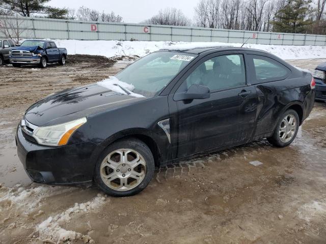 1FAHP33N38W271642 - 2008 FORD FOCUS SE BLACK photo 1