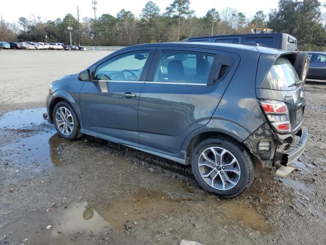 1G1JD6SH7J4138944 - 2018 CHEVROLET SONIC LT GRAY photo 2