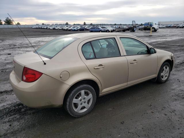 1G1AK55F977193722 - 2007 CHEVROLET COBALT LS GOLD photo 3