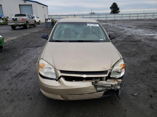 1G1AK55F977193722 - 2007 CHEVROLET COBALT LS GOLD photo 5