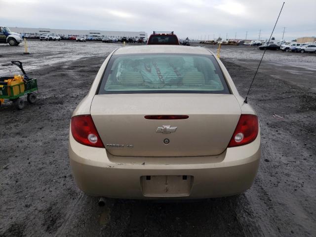 1G1AK55F977193722 - 2007 CHEVROLET COBALT LS GOLD photo 6