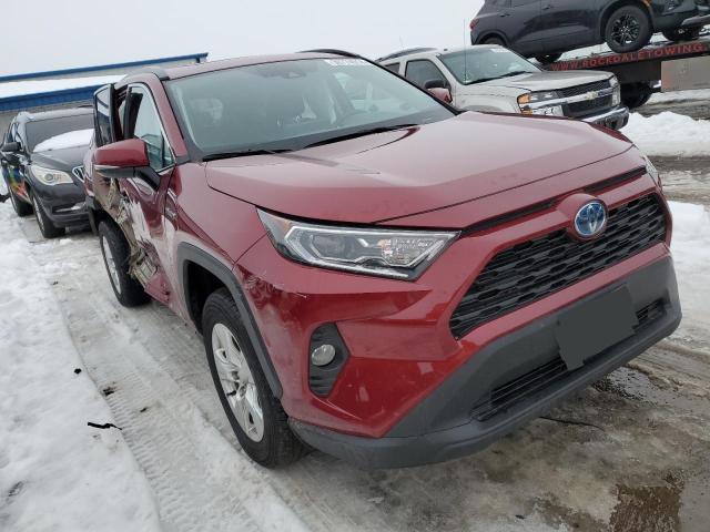 4T3RWRFV7MU047704 - 2021 TOYOTA RAV4 XLE RED photo 4