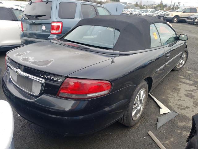 1C3EL65RX4N212425 - 2004 CHRYSLER SEBRING LI BLACK photo 3