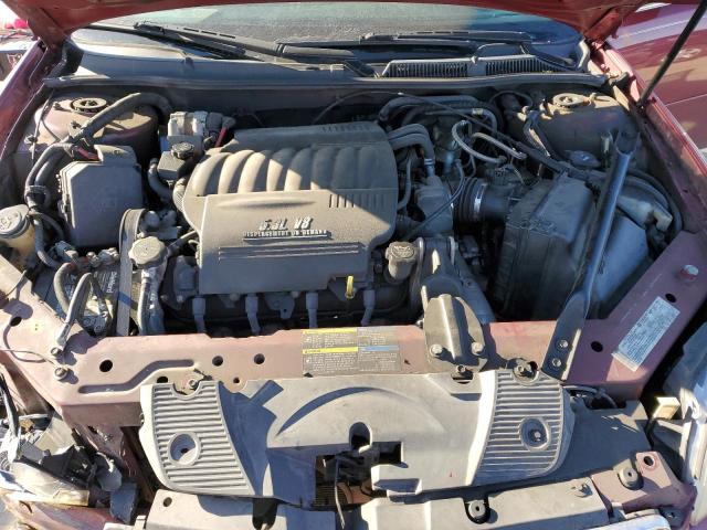 2G1WD58C669345650 - 2006 CHEVROLET IMPALA SUPER SPORT BURGUNDY photo 11