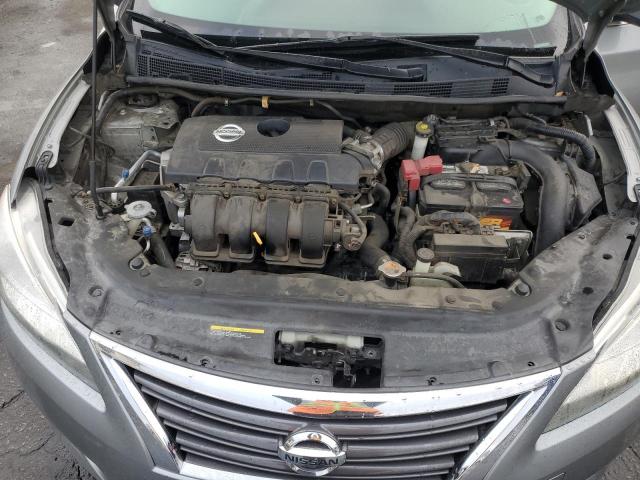 3N1AB7AP1EY281292 - 2014 NISSAN SENTRA S GRAY photo 11