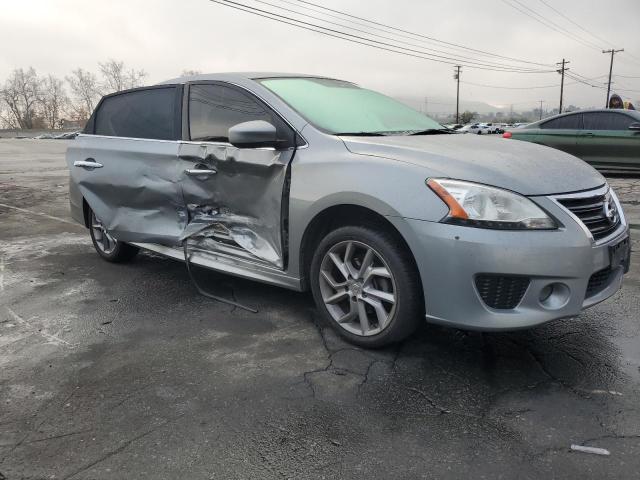 3N1AB7AP1EY281292 - 2014 NISSAN SENTRA S GRAY photo 4