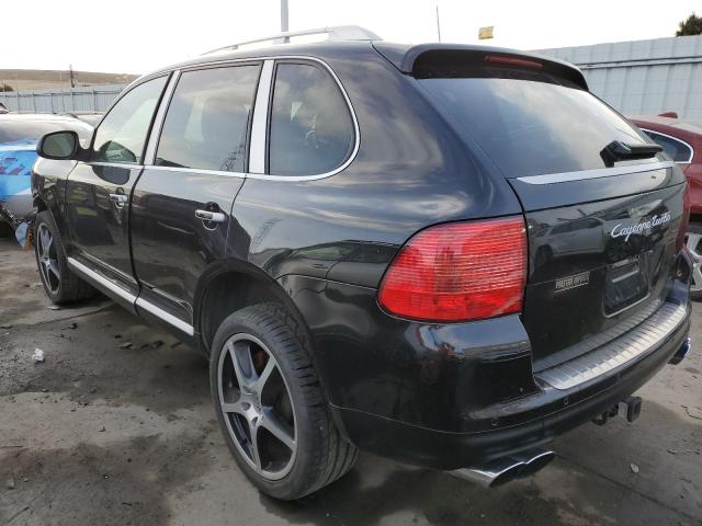 WP1AC29PX4LA93927 - 2004 PORSCHE CAYENNE TURBO BLACK photo 2