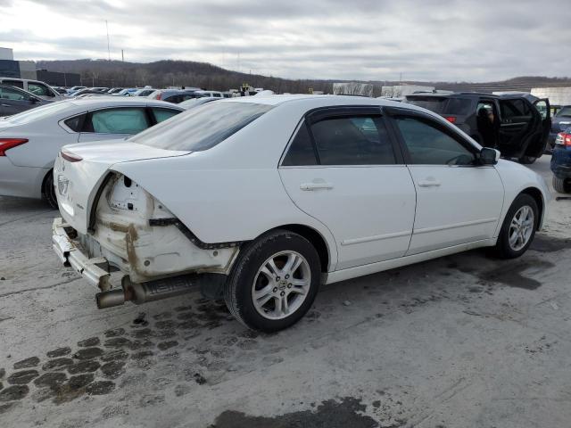 1HGCM56397A191374 - 2007 HONDA ACCORD SE WHITE photo 3