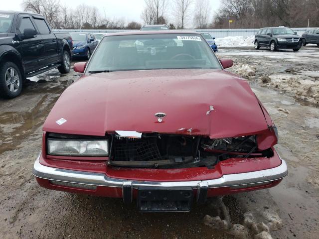 1G4EZ11C2KU404192 - 1989 BUICK RIVIERA RED photo 5