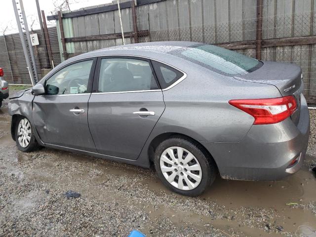 3N1AB7APXJY241366 - 2018 NISSAN SENTRA S GRAY photo 2