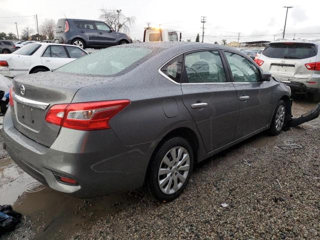 3N1AB7APXJY241366 - 2018 NISSAN SENTRA S GRAY photo 3