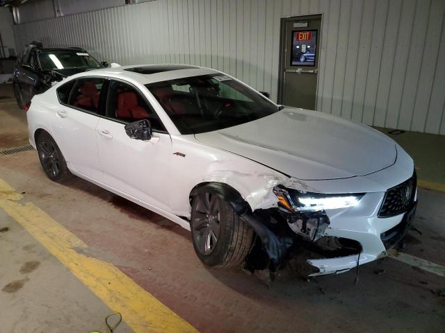19UUB6F55NA003674 - 2022 ACURA TLX TECH A WHITE photo 4