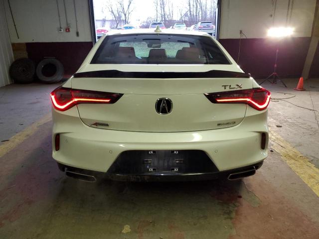 19UUB6F55NA003674 - 2022 ACURA TLX TECH A WHITE photo 6