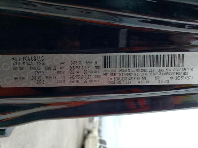 1C4HJXDG6JW319160 - 2018 JEEP WRANGLER U SPORT შავი ფოტო 13