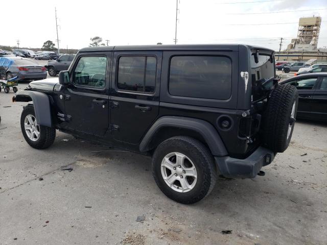 1C4HJXDG6JW319160 - 2018 JEEP WRANGLER U SPORT შავი ფოტო 2