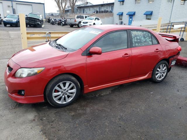 1NXBU40E09Z155892 - 2009 TOYOTA COROLLA BASE RED photo 1