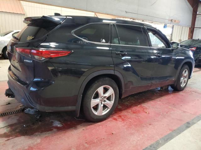 5TDBBRCH9MS524050 - 2021 TOYOTA HIGHLANDER HYBRID LE BLACK photo 3