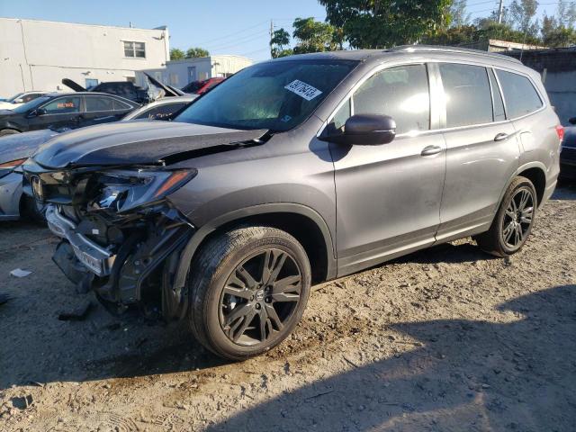 5FNYF5H24NB026355 - 2022 HONDA PILOT SE GRAY photo 1