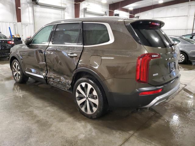 5XYP6DHC4MG135369 - 2021 KIA TELLURIDE S GREEN photo 2