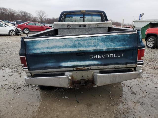 1GCEK14H0FS146353 - 1985 CHEVROLET K10 BLUE photo 6