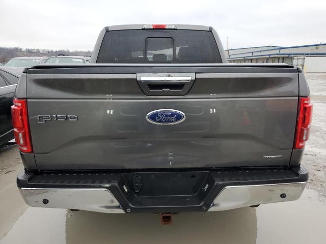 1FTEW1EF1FKE68646 - 2015 FORD F150 SUPERCREW GRAY photo 6