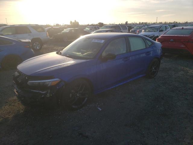 2HGFE2F57NH530996 - 2022 HONDA CIVIC SPORT 蓝色 照片 1