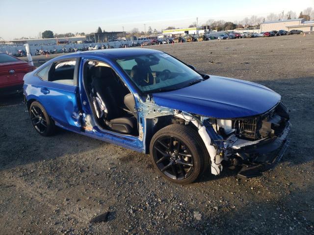 2HGFE2F57NH530996 - 2022 HONDA CIVIC SPORT 蓝色 照片 4