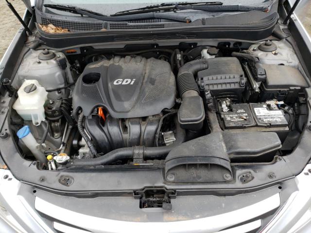 5NPEB4AC2EH832420 - 2014 HYUNDAI SONATA GLS SILVER photo 11