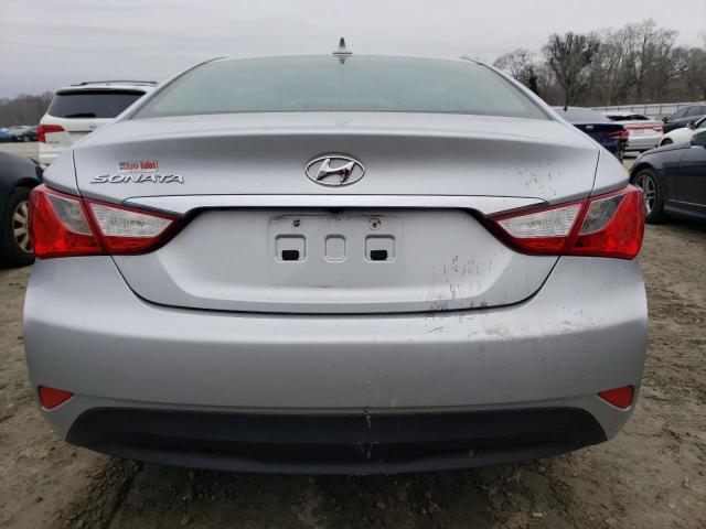 5NPEB4AC2EH832420 - 2014 HYUNDAI SONATA GLS SILVER photo 6