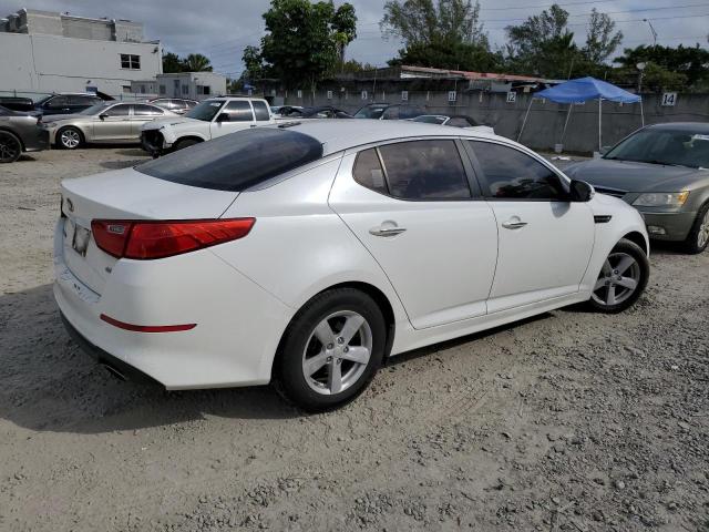 KNAGM4A70F5570367 - 2015 KIA OPTIMA LX WHITE photo 3