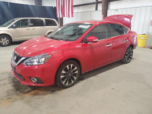 3N1AB7AP7KY345265 - 2019 NISSAN SENTRA S RED photo 1