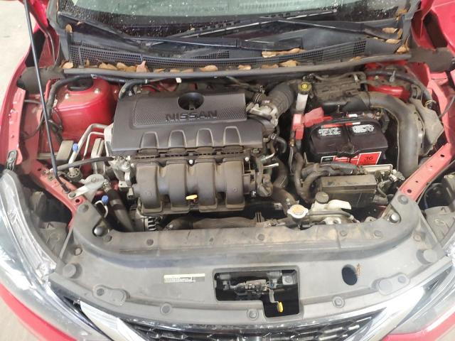 3N1AB7AP7KY345265 - 2019 NISSAN SENTRA S RED photo 11