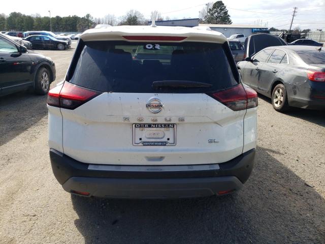 5N1AT3CA7MC765871 - 2021 NISSAN ROGUE SL WHITE photo 6