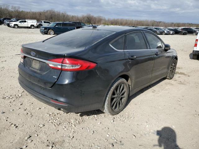 3FA6P0H71HR383195 - 2017 FORD FUSION SE BLACK photo 3