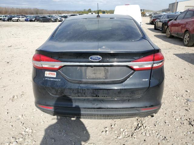 3FA6P0H71HR383195 - 2017 FORD FUSION SE BLACK photo 6