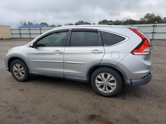 JHLRM3H71CC006121 - 2012 HONDA CR-V EXL SILVER photo 2