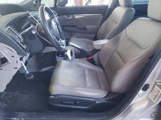 19XFB2F96EE055783 - 2014 HONDA CIVIC EXL შავი ფოტო 7