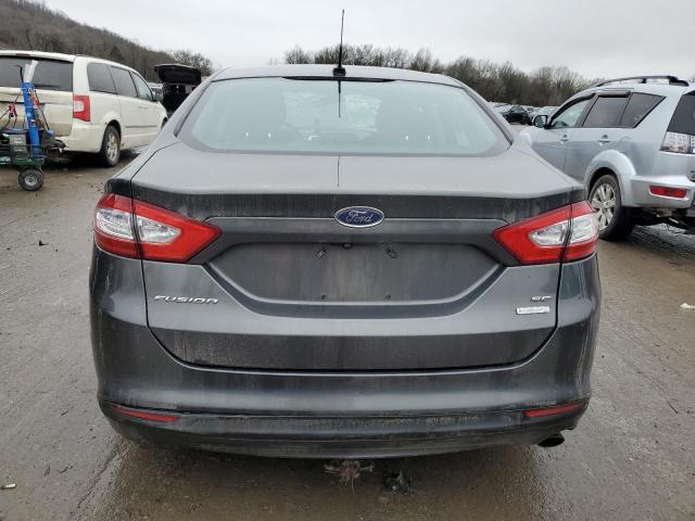 1FA6P0HD0F5101831 - 2015 FORD FUSION SE GRAY photo 6