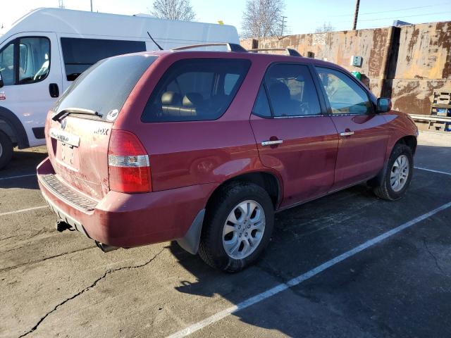 2HNYD18963H539717 - 2003 ACURA MDX TOURING MAROON photo 3