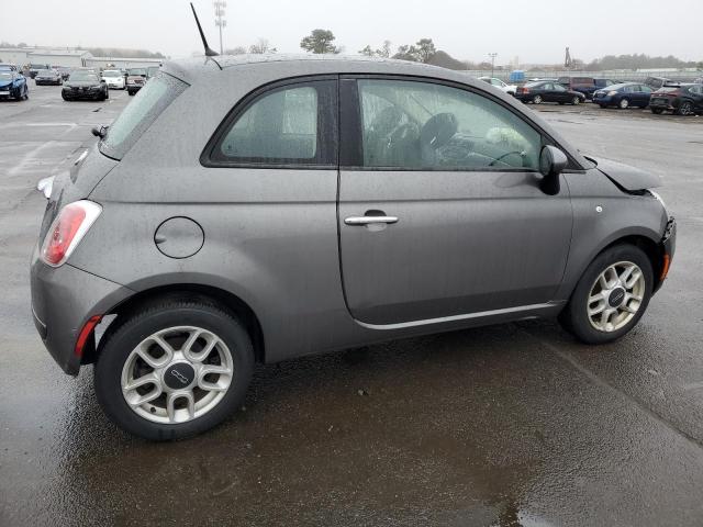 3C3CFFAR2DT528857 - 2013 FIAT 500 POP GRAY photo 3