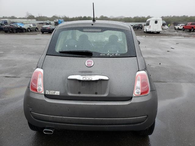 3C3CFFAR2DT528857 - 2013 FIAT 500 POP GRAY photo 6