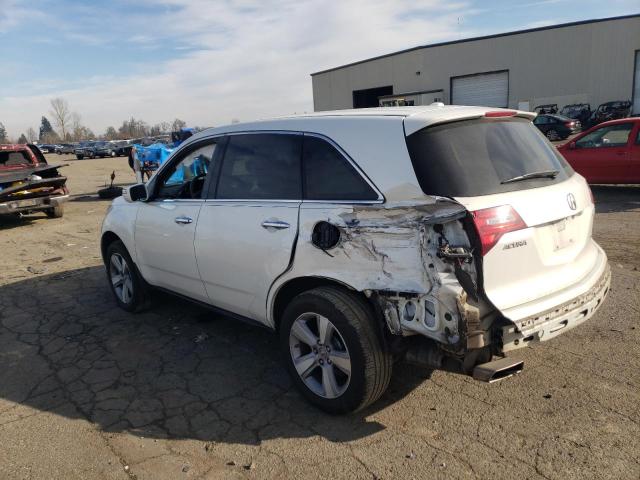 2HNYD2H62BH533973 - 2011 ACURA MDX TECHNOLOGY WHITE photo 2