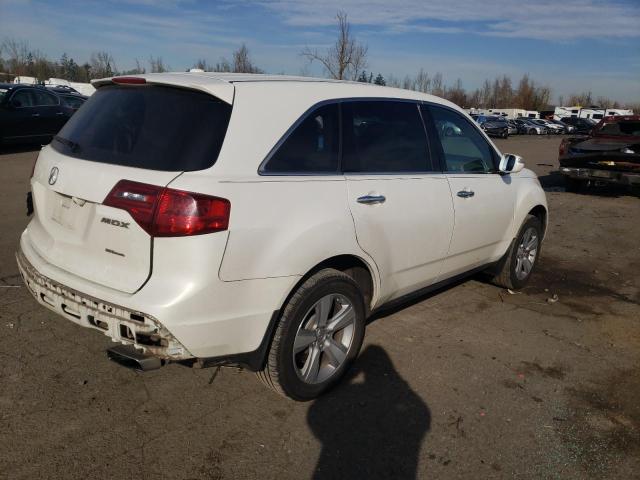 2HNYD2H62BH533973 - 2011 ACURA MDX TECHNOLOGY WHITE photo 3