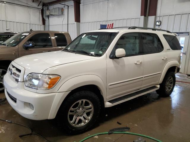 5TDBT48A76S258896 - 2006 TOYOTA SEQUOIA LIMITED WHITE photo 1