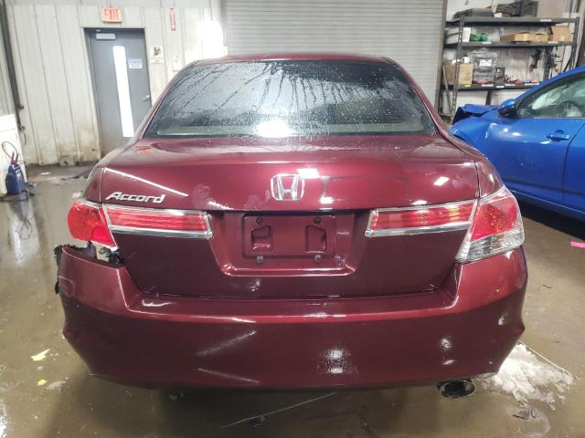 1HGCP2F37CA207216 - 2012 HONDA ACCORD LX BURGUNDY photo 6