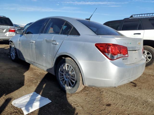 1G1PH5SB1E7280425 - 2014 CHEVROLET CRUZE ECO SILVER photo 2