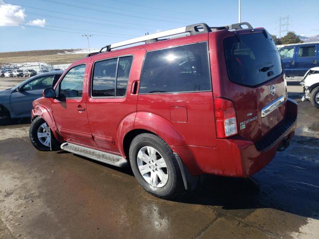 5N1AR18WX5C743100 - 2005 NISSAN PATHFINDER LE 勃艮第红 照片 2