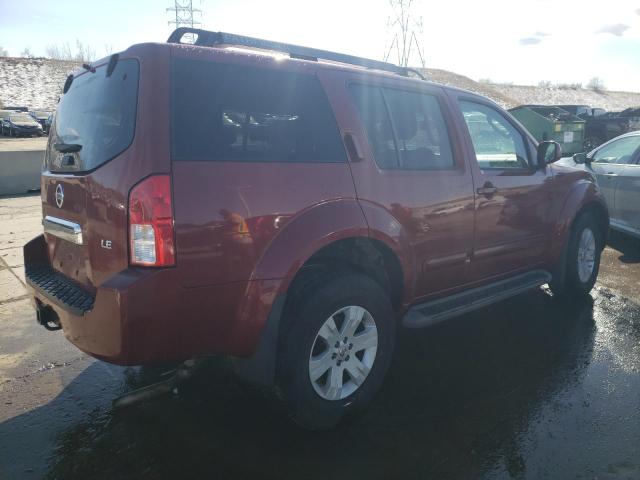 5N1AR18WX5C743100 - 2005 NISSAN PATHFINDER LE 勃艮第红 照片 3