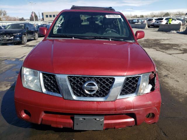 5N1AR18WX5C743100 - 2005 NISSAN PATHFINDER LE 勃艮第红 照片 5