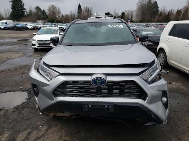 4T3E6RFV7MU053307 - 2021 TOYOTA RAV4 XSE SILVER photo 5